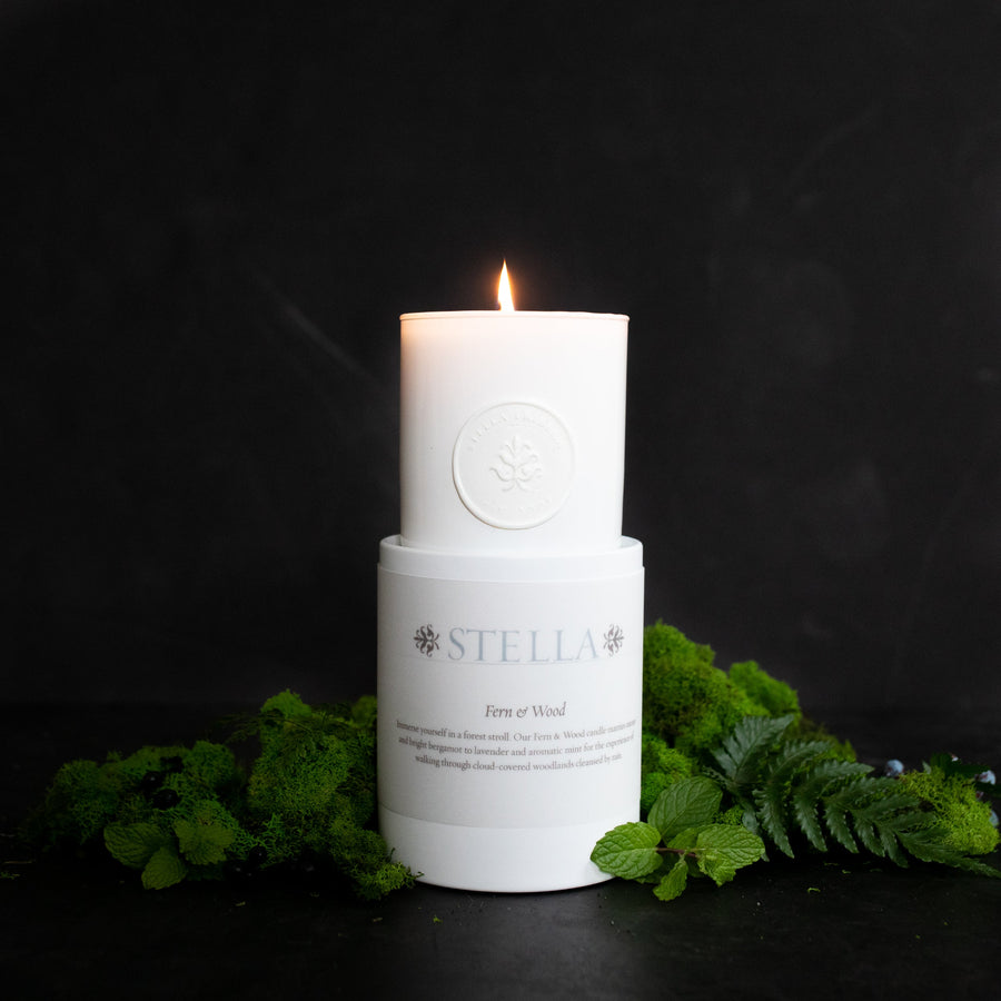 Fern & Wood - Blanca Beeswax Candles - Stella Fragrance - $60