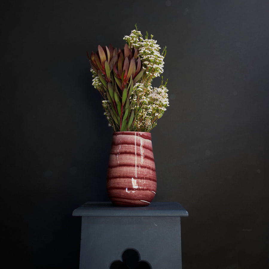 Fire - Hand Blown Glass - Stromboli S 5’’ x 10’’ - Henry Dean NV - Accessories - $99