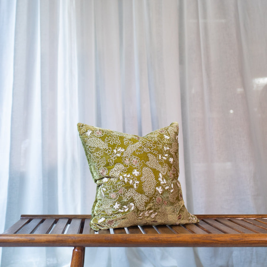 Foliate Green Cushions - Fina 18 x - Anke Drechsel - Cushion - $420