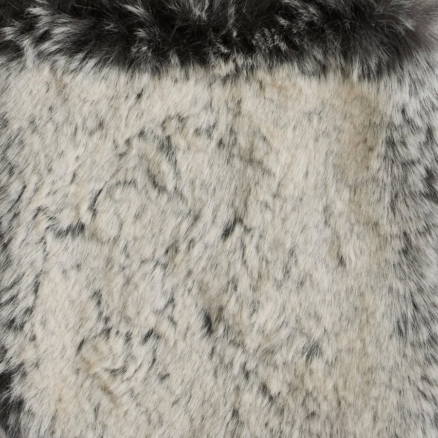 French Faux Fur Snowball - Evelyne Prélonge - Cushion - $165