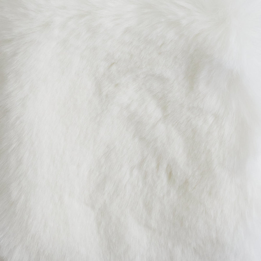 French Faux Fur Snowball - Evelyne Prélonge - Cushion - $165