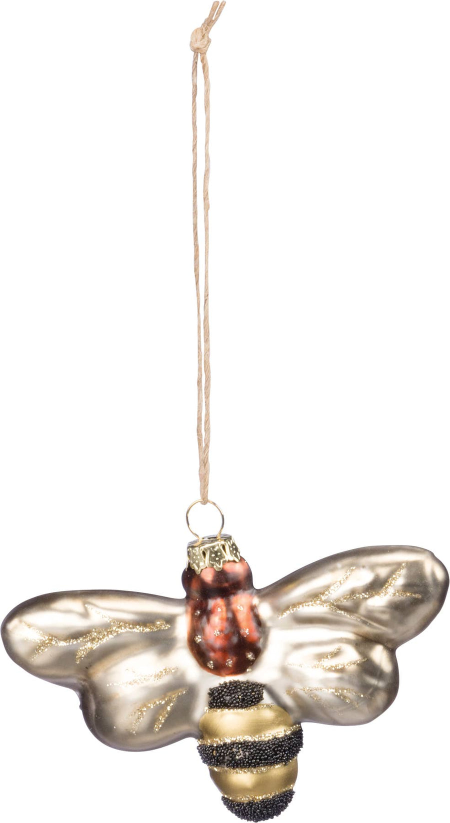 Glass Bee Ornament - Primitives by Kathy - Holiday - $16