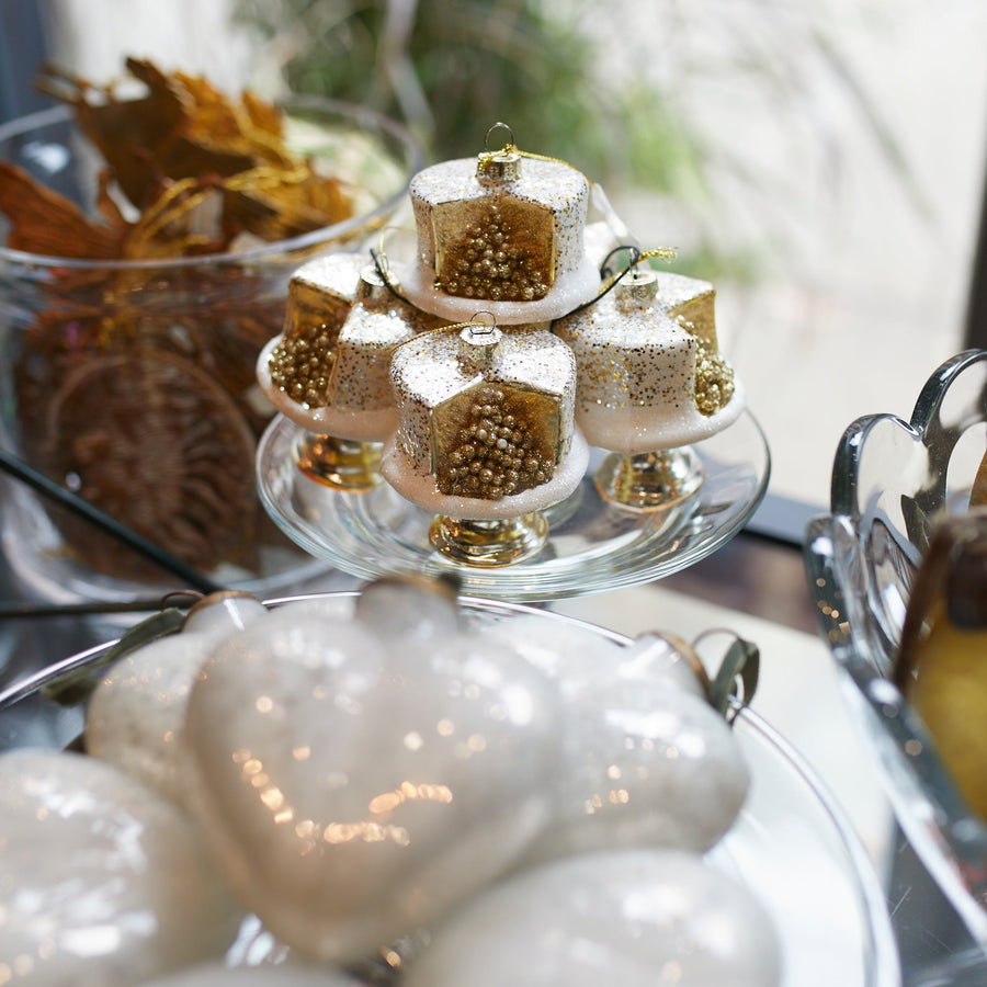Glitter Cake Ornament - Indaba Trading - Holiday - $15