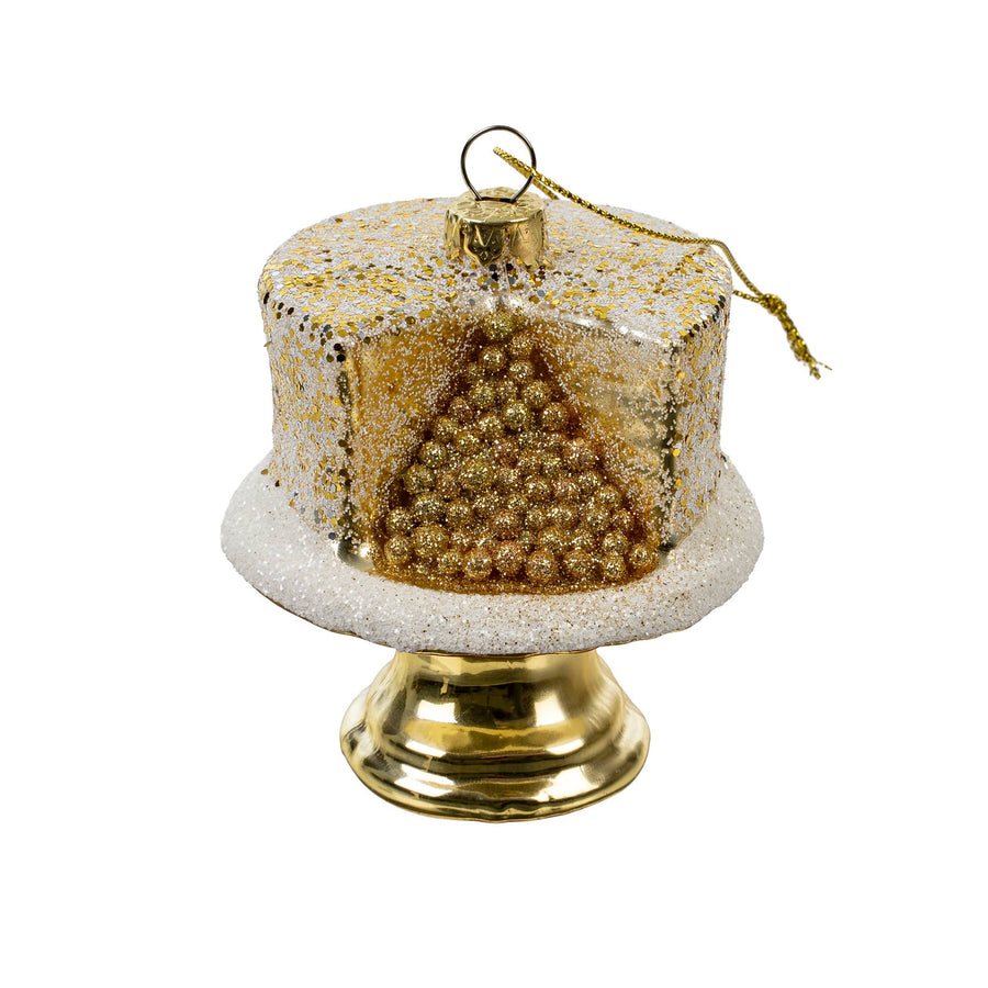 Glitter Cake Ornament - Indaba Trading - Holiday - $15