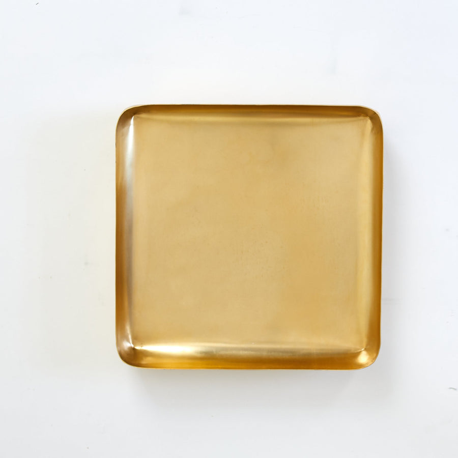 Gold Hand - Crafted Tray - 10.75 x 10.5 2.25’ - Tozai - Accessories - $75