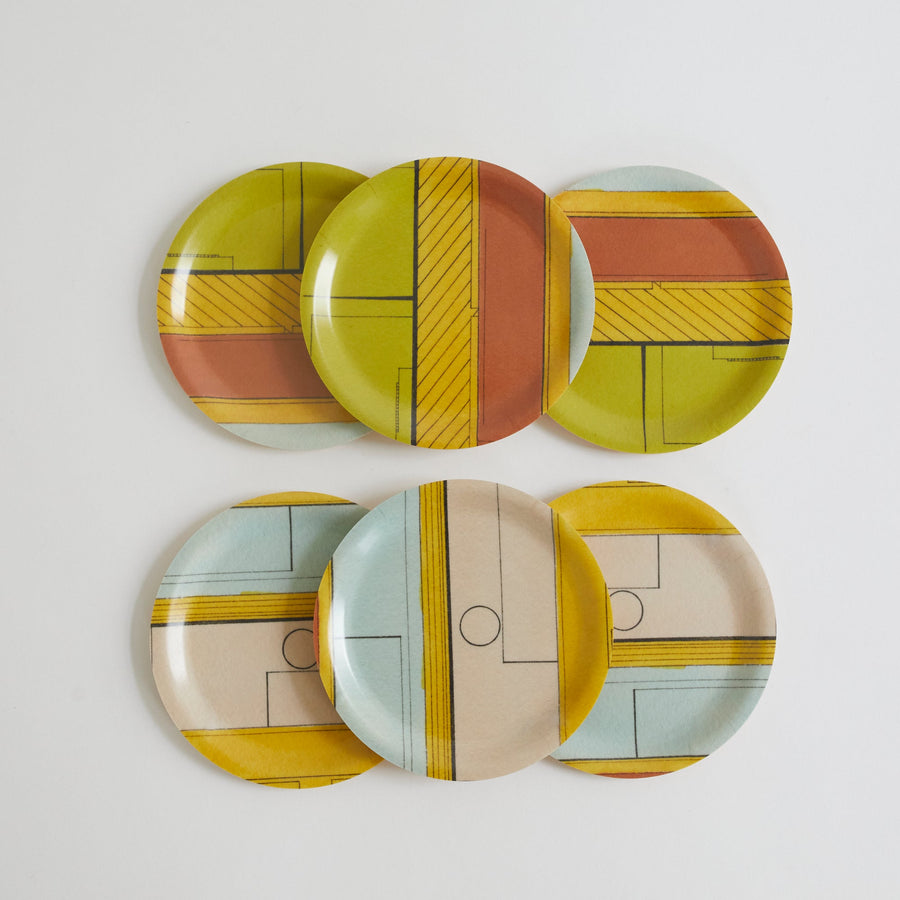Graphic Coaster/Tray - Birchwood - Form Press - Accessories