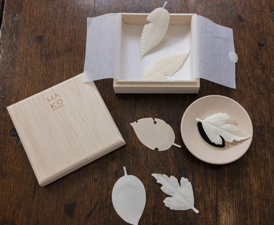 Ha Ko Paper Incense - Wooden Box Set - Morihata International Ltd.Co - Fragrance - $59