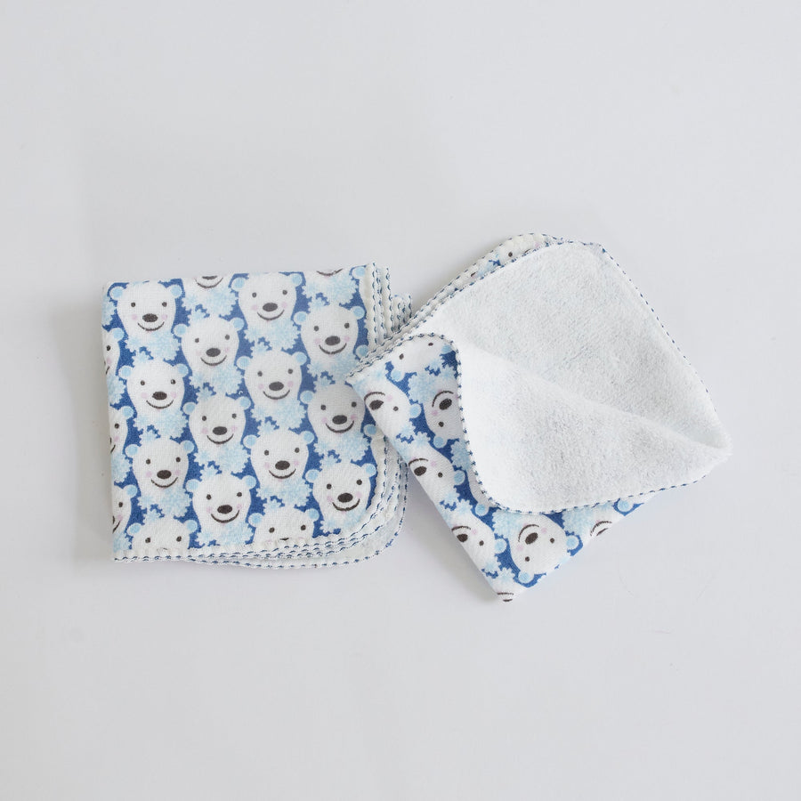 Haikara Little Handkerchief Polar Bear - Blue - Morihata International Ltd. Co. - Wearables - $12