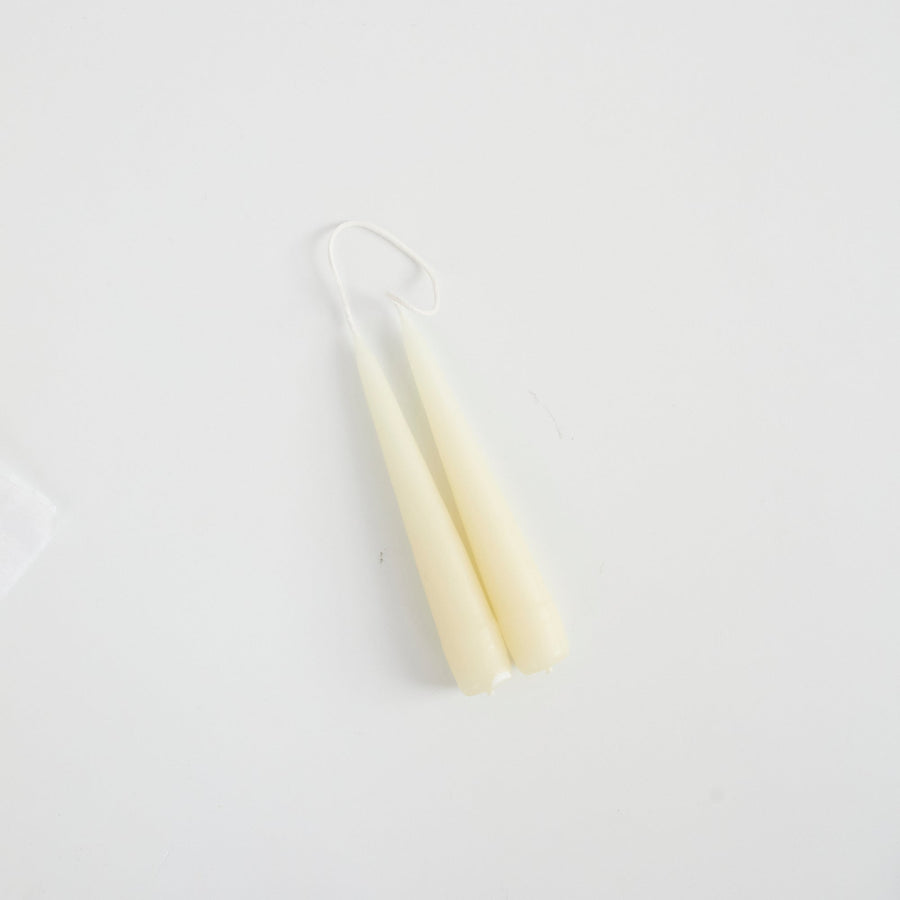 Hand-dipped Tapers - Ivory / 17’’ - Danica Design - Fragrance - $17