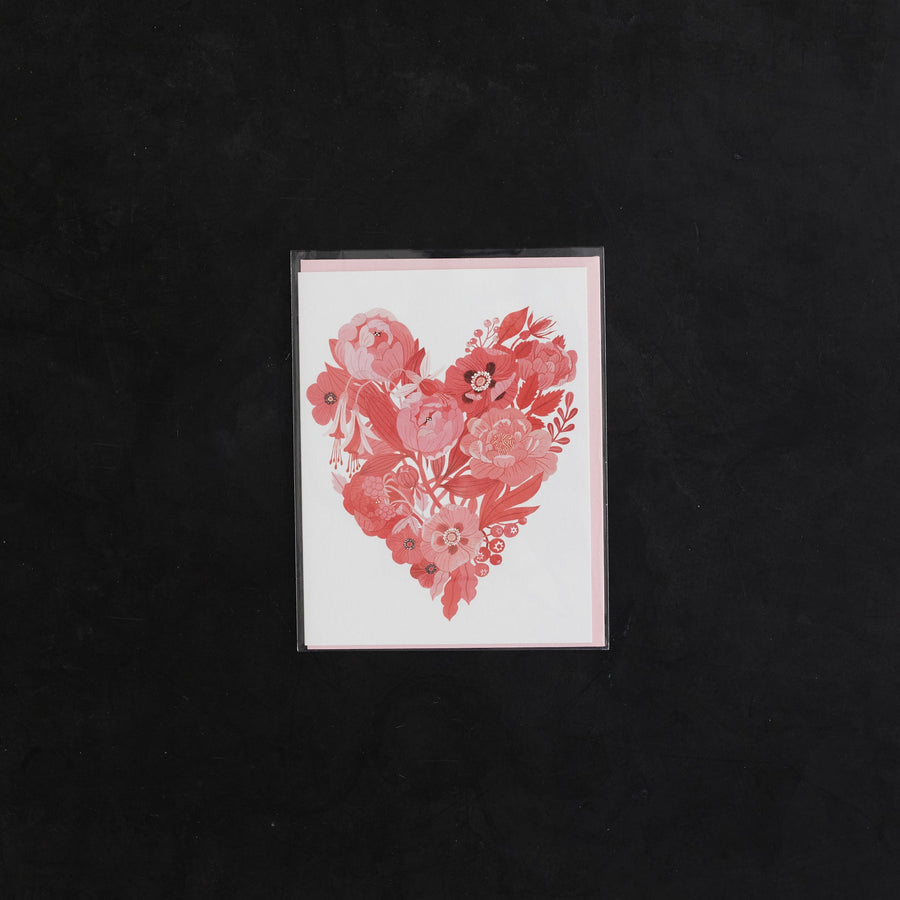 Heart Greeting Card - Botanica Paper Co. - Cards - $6
