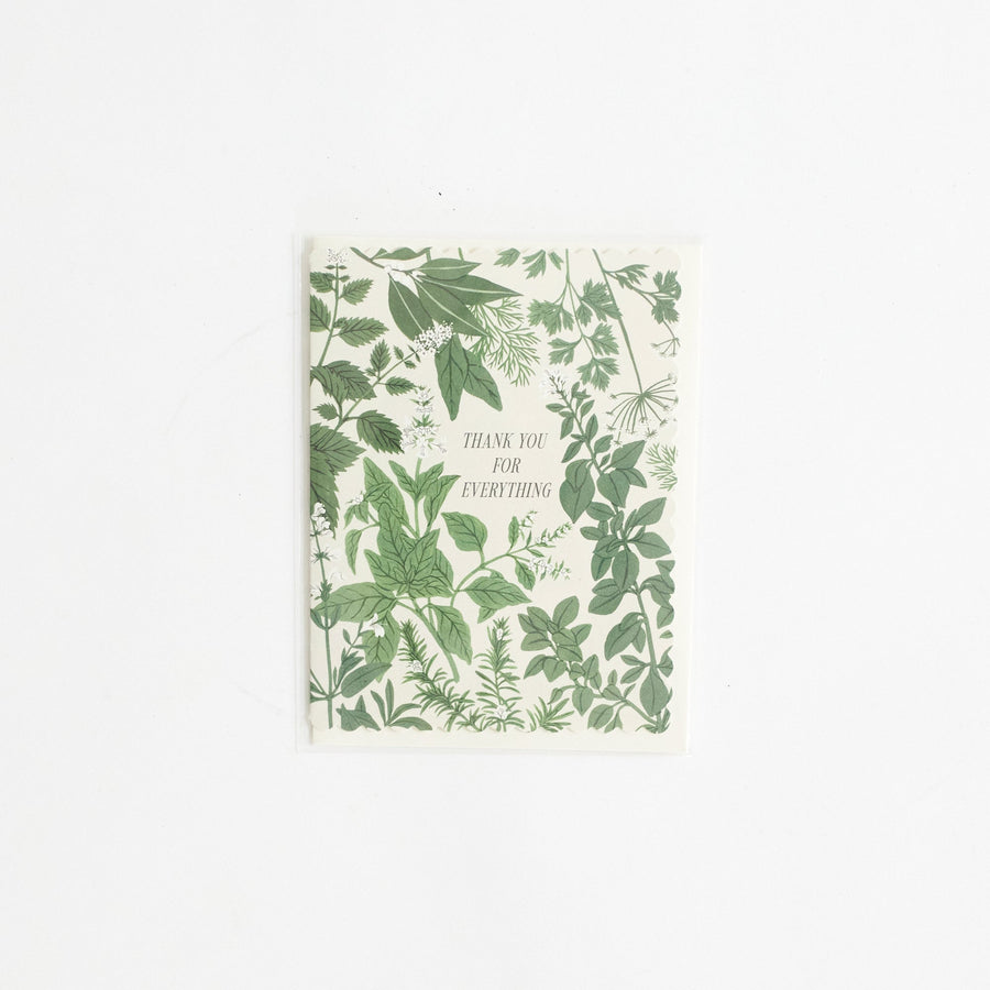 Herb Garden Thank You Card - Botanica Paper Co. Cards $6