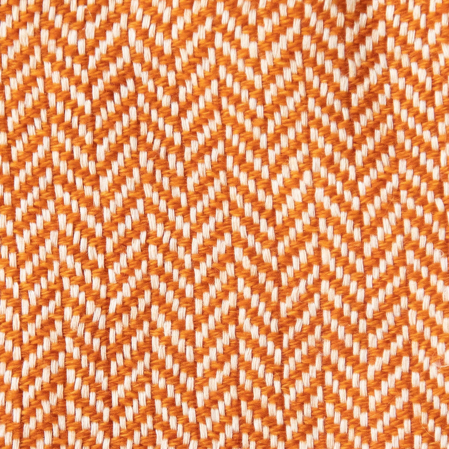 Herringbone Spiga Throw No. 1 - 50x80’ / Seville Cut Fringe Ian Saude $845