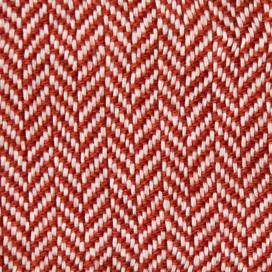 Herringbone Valenza Blanket No. 1 - 90x108’ / Burnt Orange Ian Saude $1,995