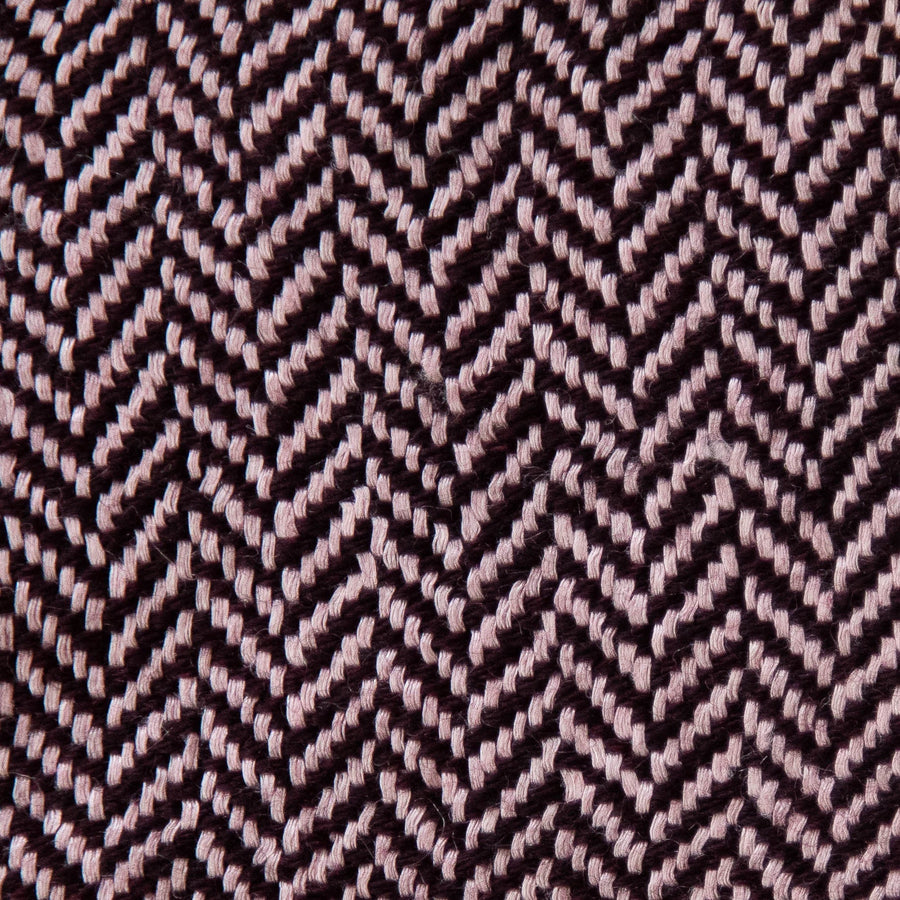 Herringbone Valenza Blanket No. 1 - 90x108’ / Claret Ian Saude $1,995