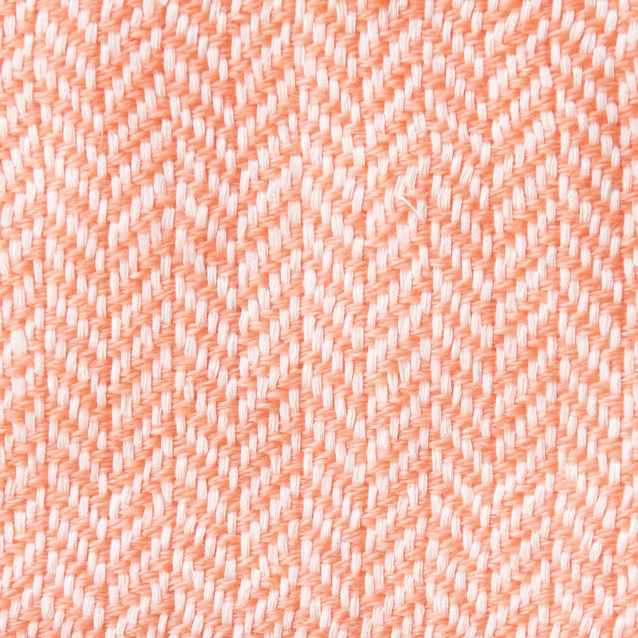 Herringbone Valenza Blanket No. 1 - 90x108’ / Light Coral Ian Saude $1,995