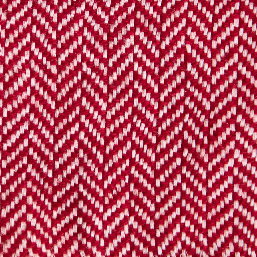 Herringbone Valenza Blanket No. 1 - 90x108’ / Lipstick Ian Saude $1,995