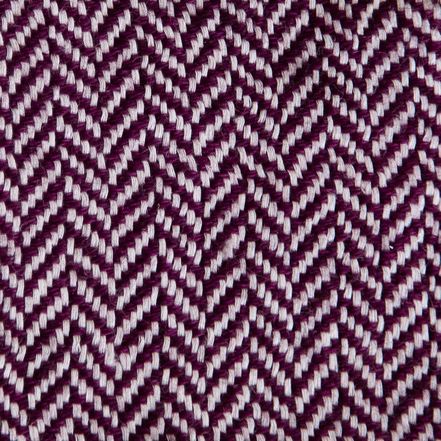 Herringbone Valenza Blanket No. 1 - 90x108’ / Sangria Ian Saude $1,995