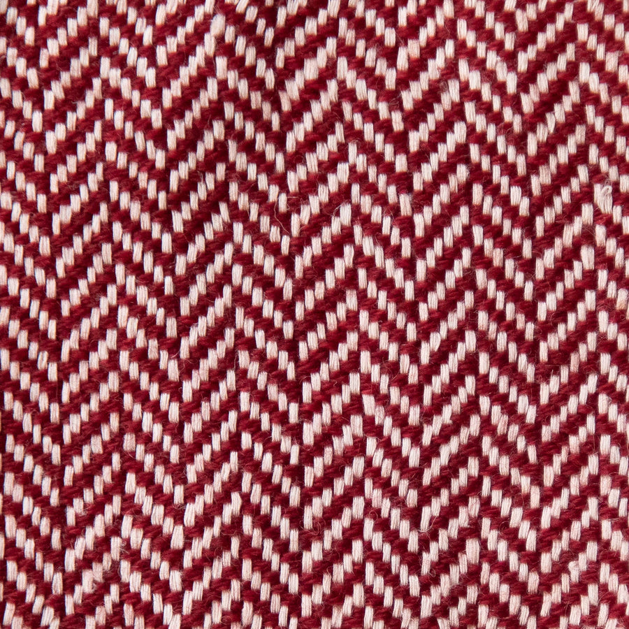Herringbone Valenza Blanket No. 1 - 90x108’ / Venetian Red Ian Saude $1,995