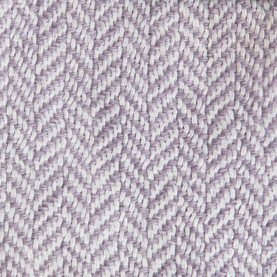 Herringbone Valenza Blanket No. 1 - 90x108’ / Winter Lilac Ian Saude $1,995