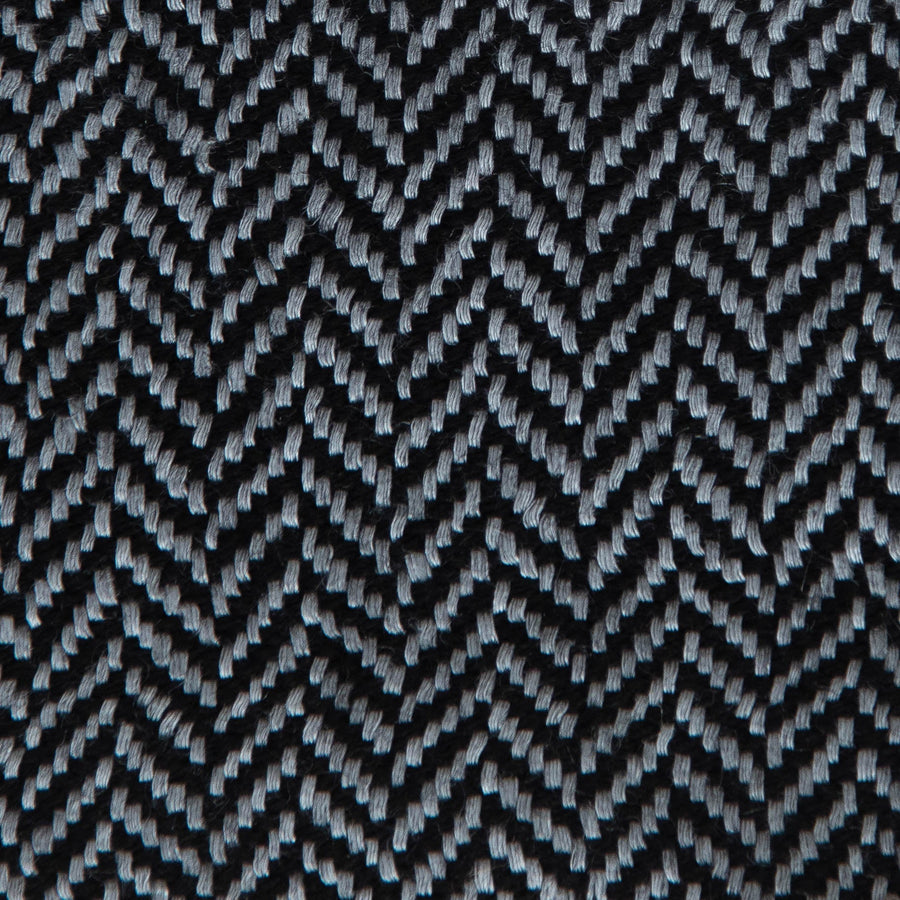 Herringbone Valenza Blanket No. 2 - 90x108’ / Black Ian Saude $1,995