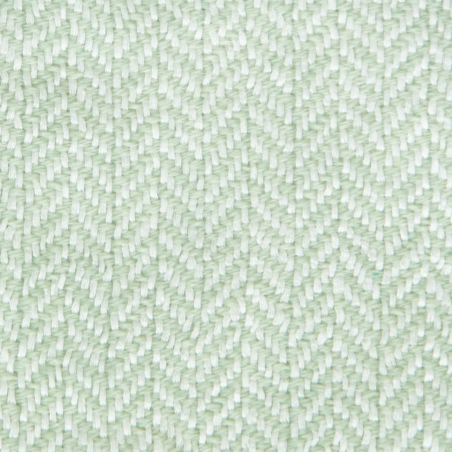 Herringbone Valenza Blanket No. 2 - 90x108’ / Eucalyptus Ian Saude $1,995