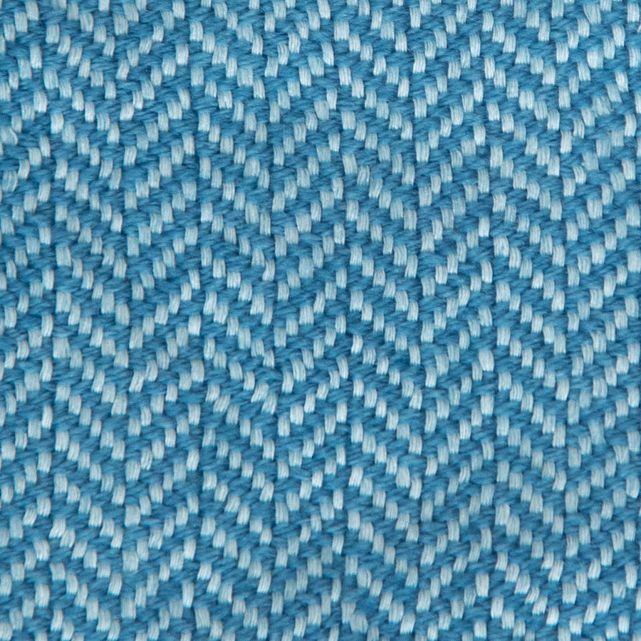 Herringbone Valenza Blanket No. 2 - 90x108’ / Lagoon Ian Saude $1,995