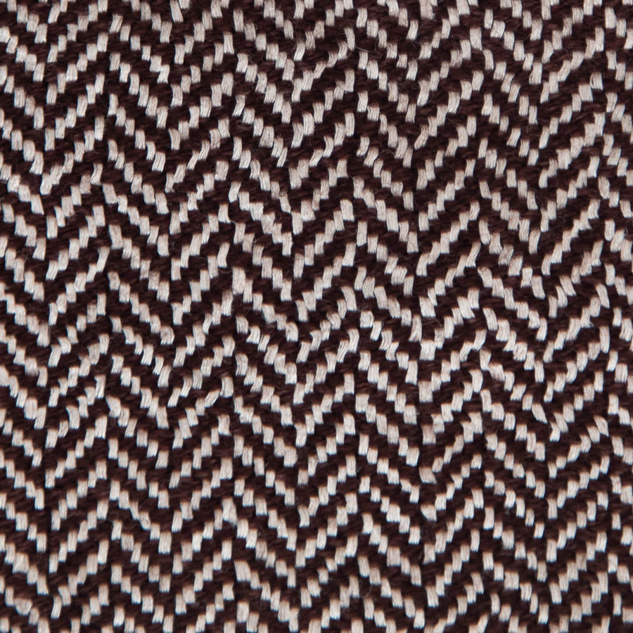 Herringbone Valenza Blanket No. 2 - 90x108’ / Prune Ian Saude $1,995