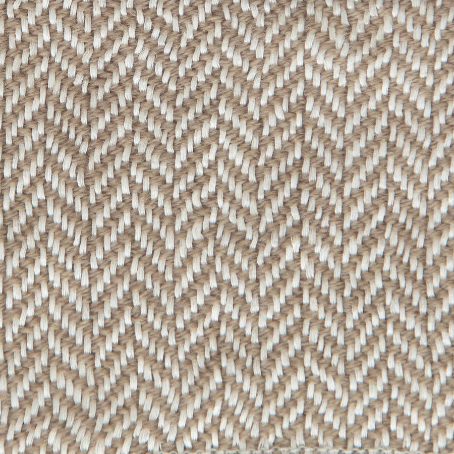 Herringbone Valenza Blanket No. 2 - 90x108’ / Taupe Ian Saude $1,995