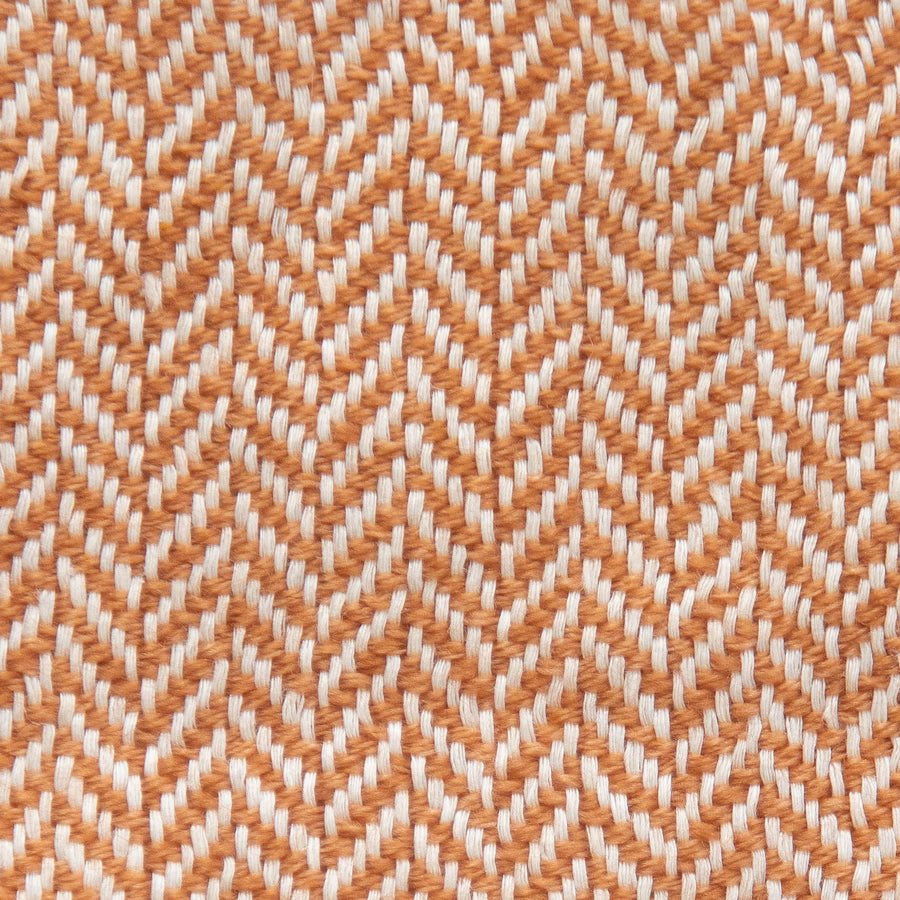 Herringbone Valenza Blanket No. 2 - 90x108’ / Terra Cotta Ian Saude $1,995