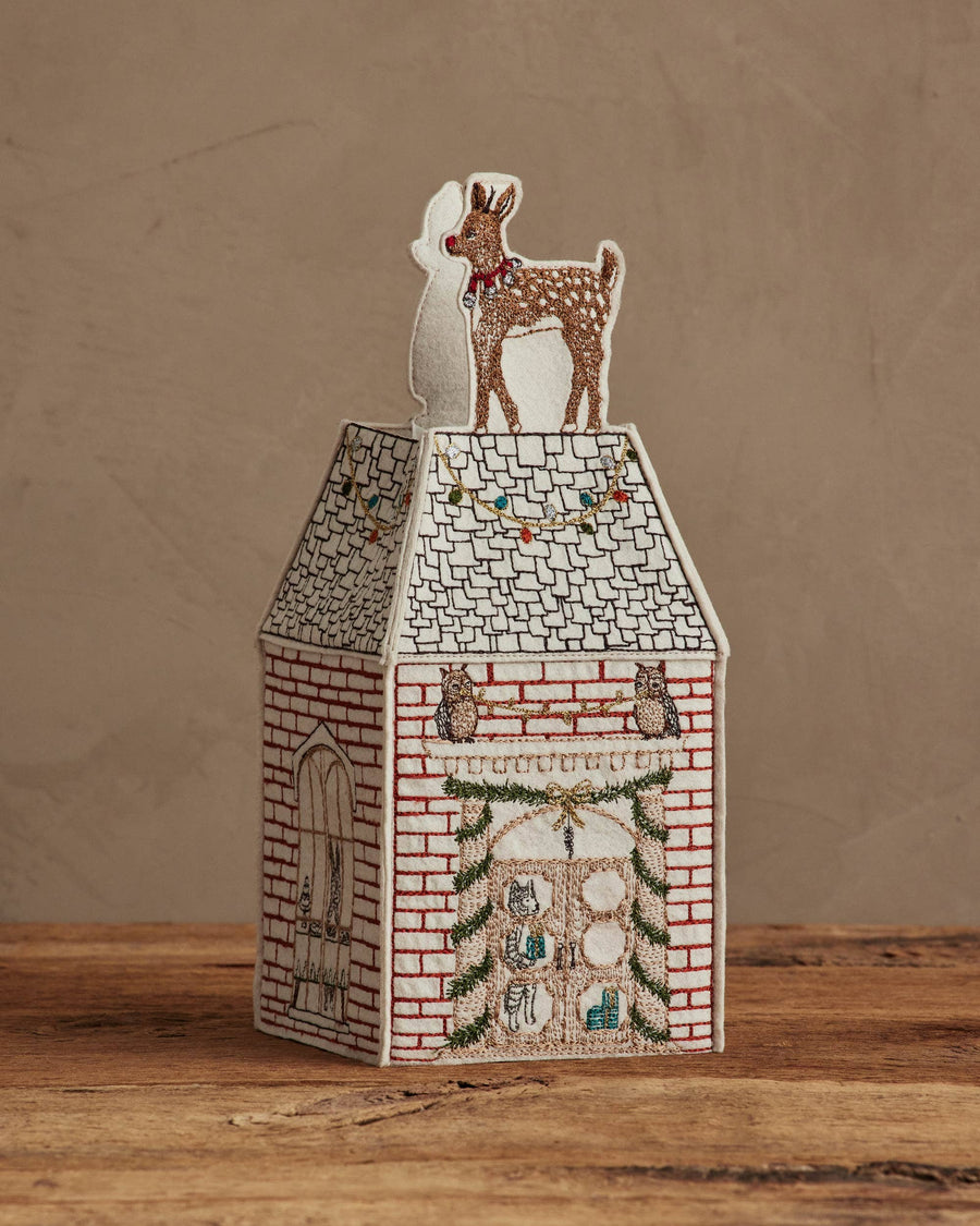 Home for the Holidays Tissue Box Cover - Coral & Tusk - Holiday - $90