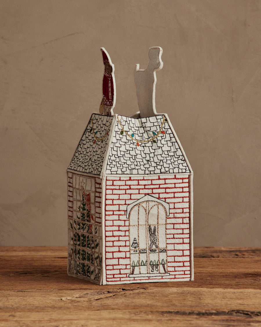 Home for the Holidays Tissue Box Cover - Coral & Tusk - Holiday - $90