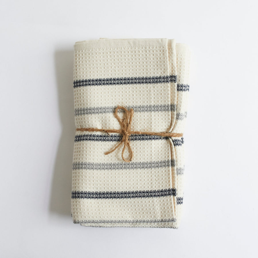 Honeycomb Waffle Kitchen Towels Set of 2 - Red - Mungo - Table - $28