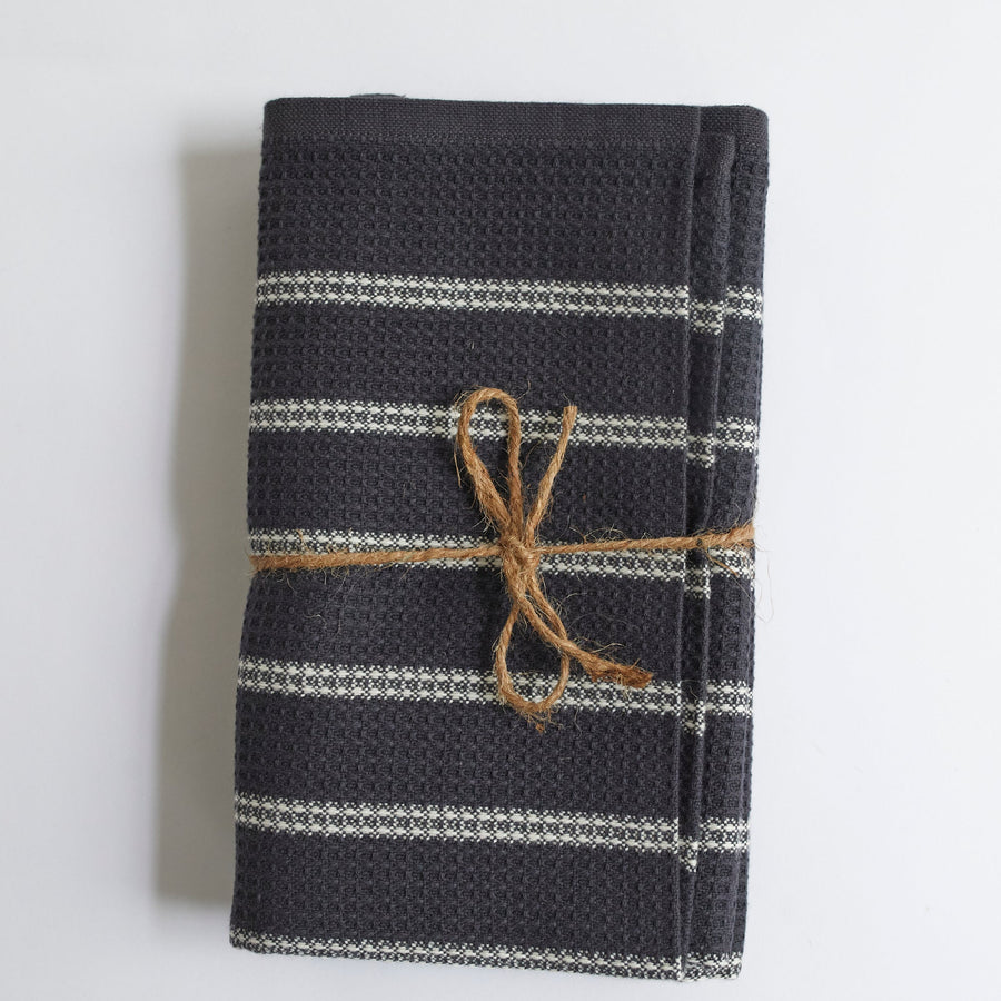 Honeycomb Waffle Kitchen Towels Set of 2 - Red - Mungo - Table - $28