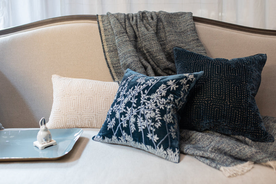 Indigo Cushions - 18’’ x - Anke Drechsel - Cushion - $395