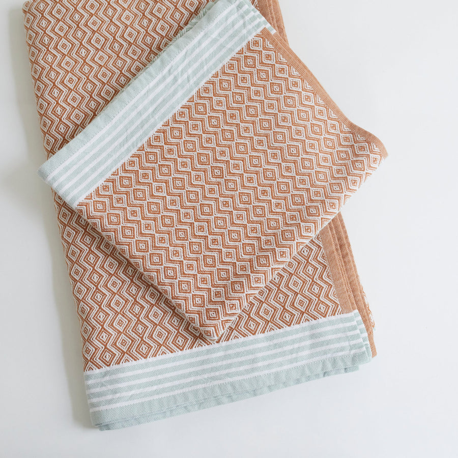 Itawuli Towels - Bath Sheet - 41.5’’ x 71’’ / Fired Clay - Mungo - $97