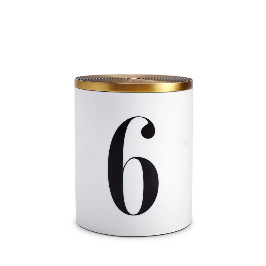 L’objet Candles 12.5 oz. Fine Porcelain with Brass Lid - Jasmin d’Inde Fragrance $125