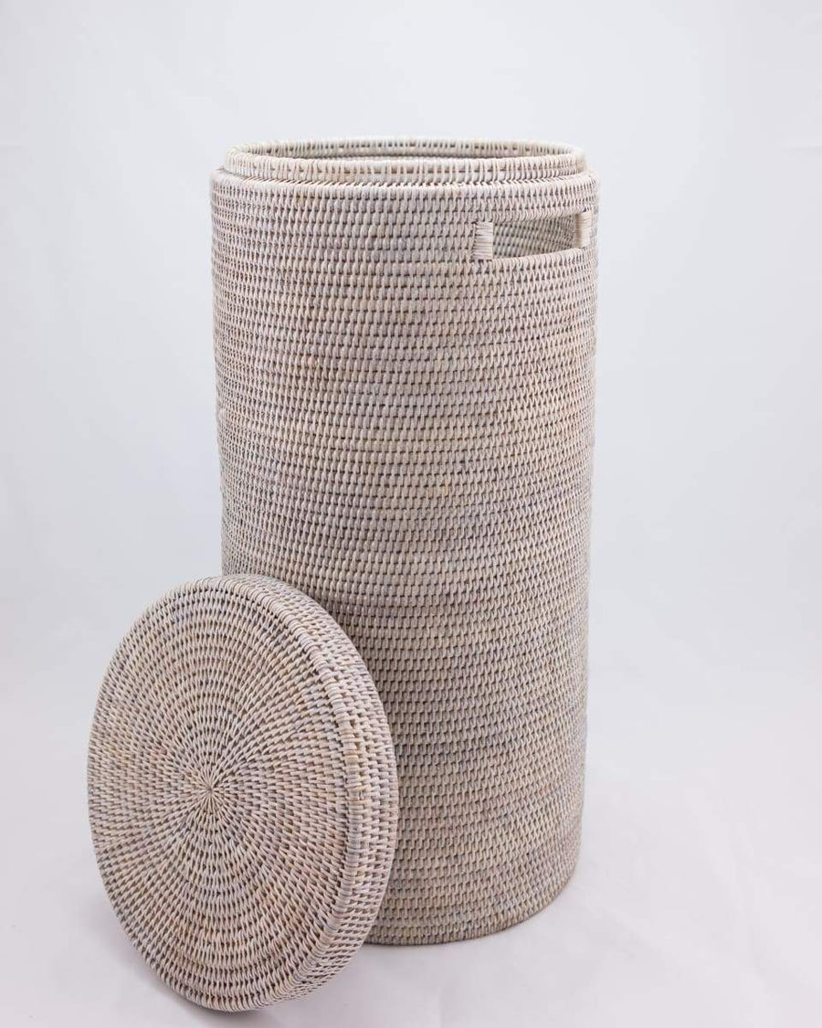 Laundry Hamper with Handle. Tall & Narrow - Matahari - Baskets - $320