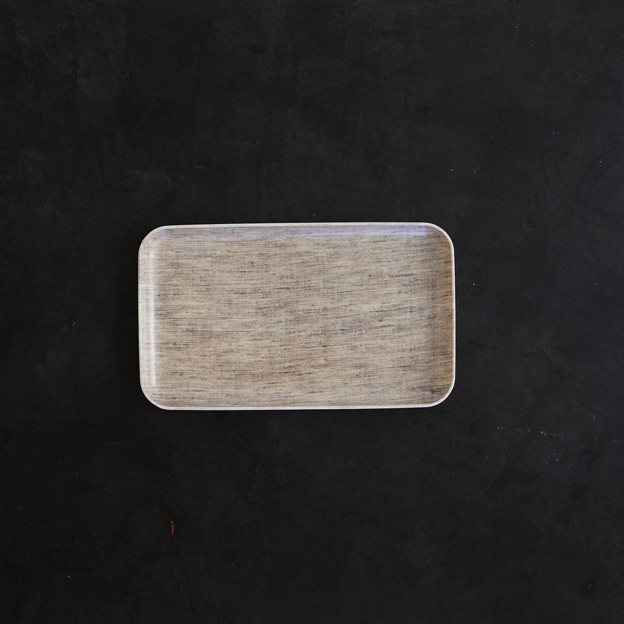 Linen Coated tray - Natural - 8.5 x 5’’ - Fog Work - Accessories - $18