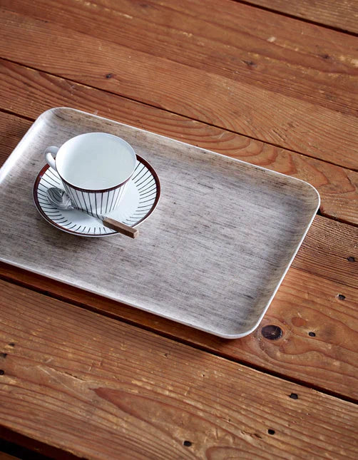 Linen Coated tray - Natural - Fog Work - Accessories - $28