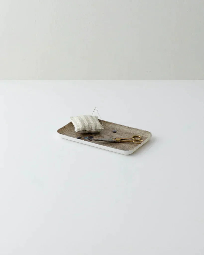 Linen Coated tray - Natural - Fog Work - Accessories - $28