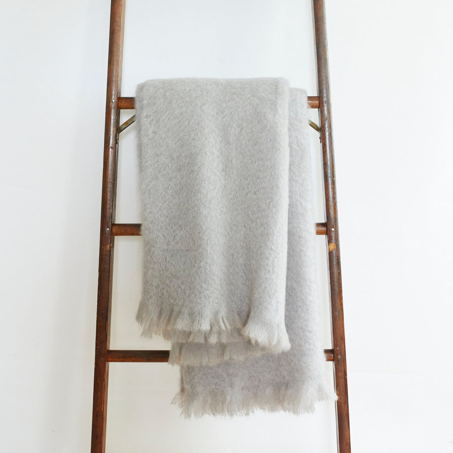 Lisos Mohair/Wool Throw - Lavender 43 - Mantas Ezcaray - $375