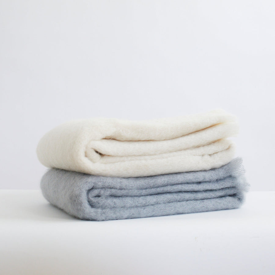 Lisos Mohair/Wool Throw - Mantas Ezcaray