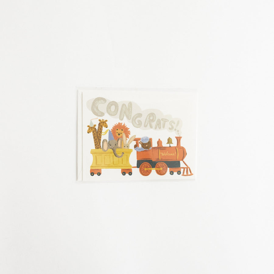 Little Engine Congrats Card - Rifle Paper Co. Cards $6