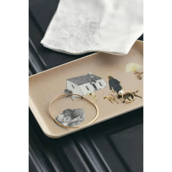 Living With Dogs - Linen Tray - 8.5’’ x 5’’ - Fog Work - Accessories - $30