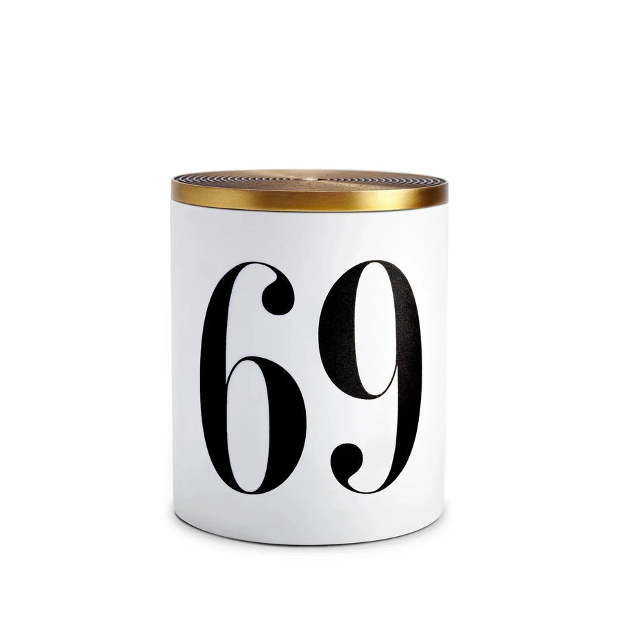 L’objet Candles 12.5 oz. Fine Porcelain with Brass Lid - Oh Mon Dieu! - Fragrance - $125