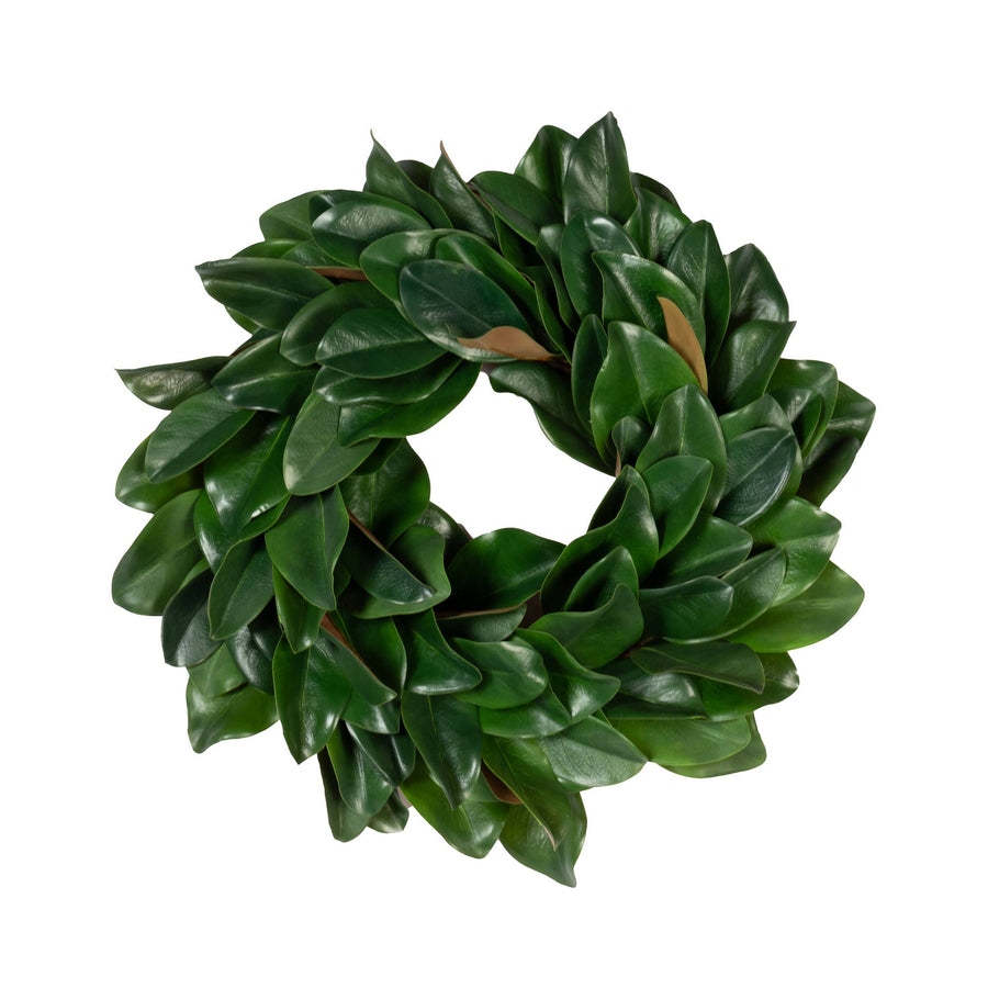 Magnolia Leaf Wreath - 23 Inch - Mills Floral Company - Accessories - $105