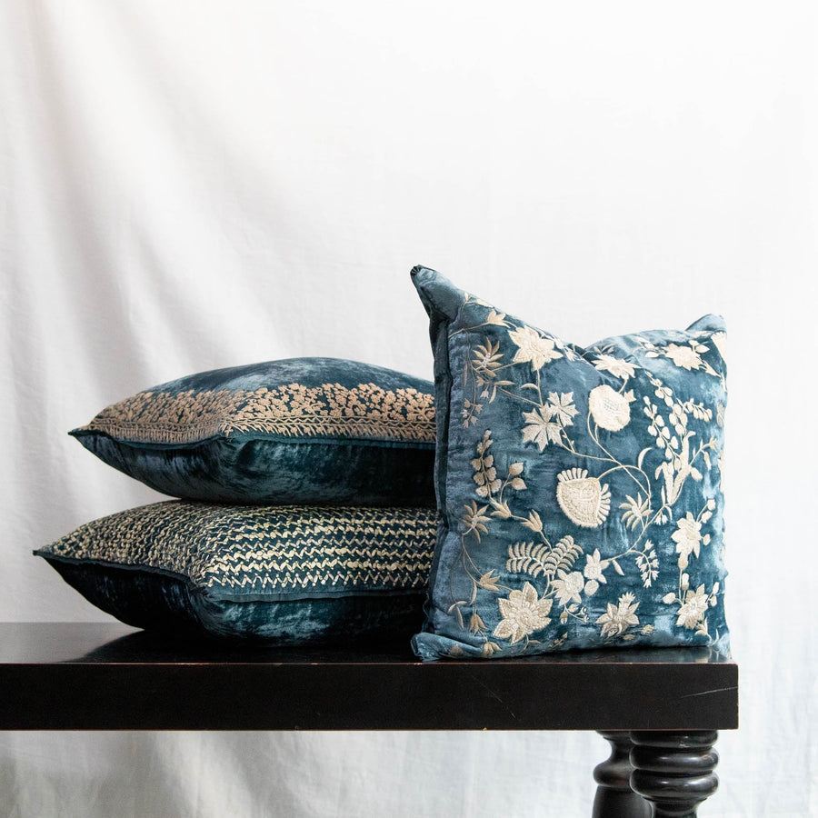 Majolica Blue Cushions - Anke Drechsel - Cushion - $385