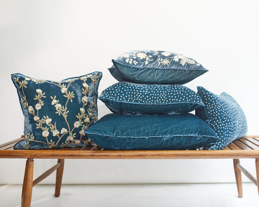 Majolica Blue Cushions - Anke Drechsel - Cushion