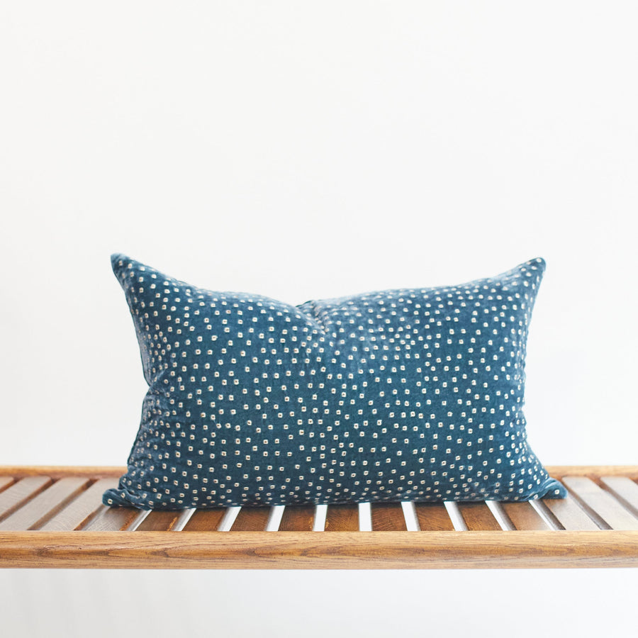 Majolica Blue Cushions - Kylin 14’’ x 22’’ - Anke Drechsel - Cushion - $395
