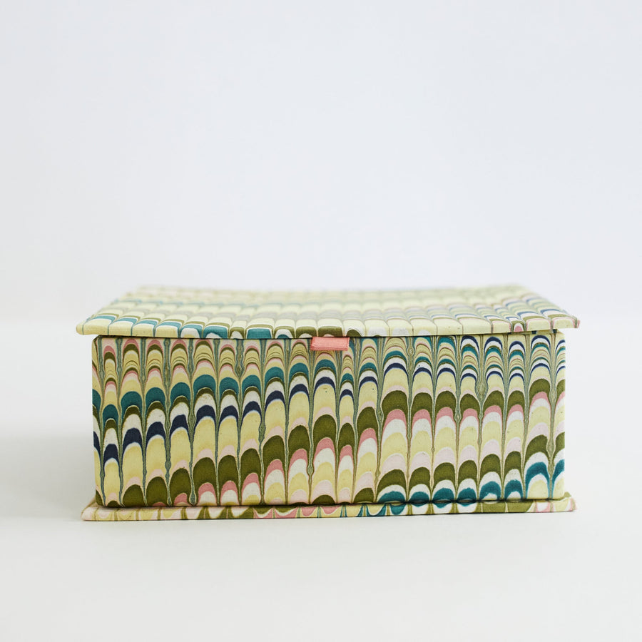 Marbled Keepsake Boxes- Moss Mountain - Craft Boat - Accessories